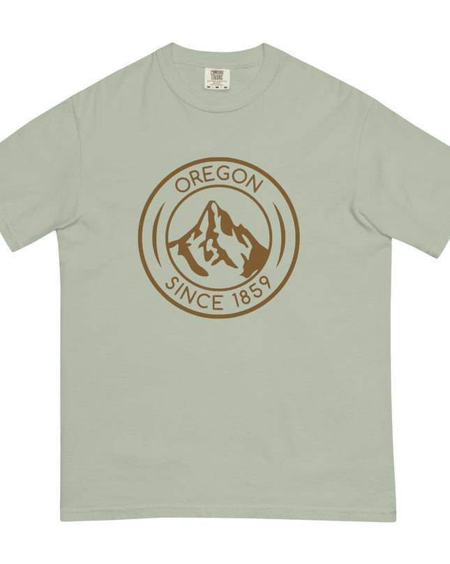 OREGON SINCE 1859 - BROWN - Comfort Colors - Unisex garment-dyed heavyweight t-shirt