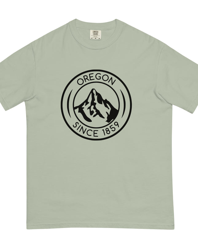 OREGON SINCE 1859 - BLACK - Comfort Colors - Unisex garment-dyed heavyweight t-shirt