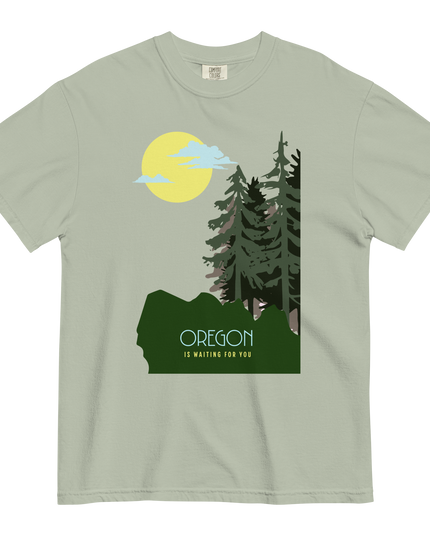 OREGON IS WAITING FOR YOU - Comfort Colors - Unisex garment-dyed heavyweight t-shirt