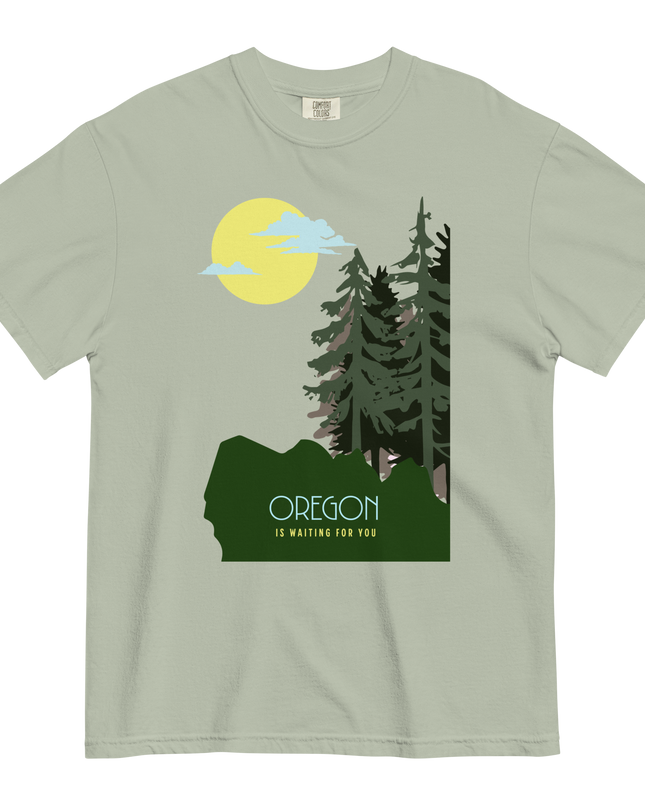 OREGON IS WAITING FOR YOU - Comfort Colors - Unisex garment-dyed heavyweight t-shirt