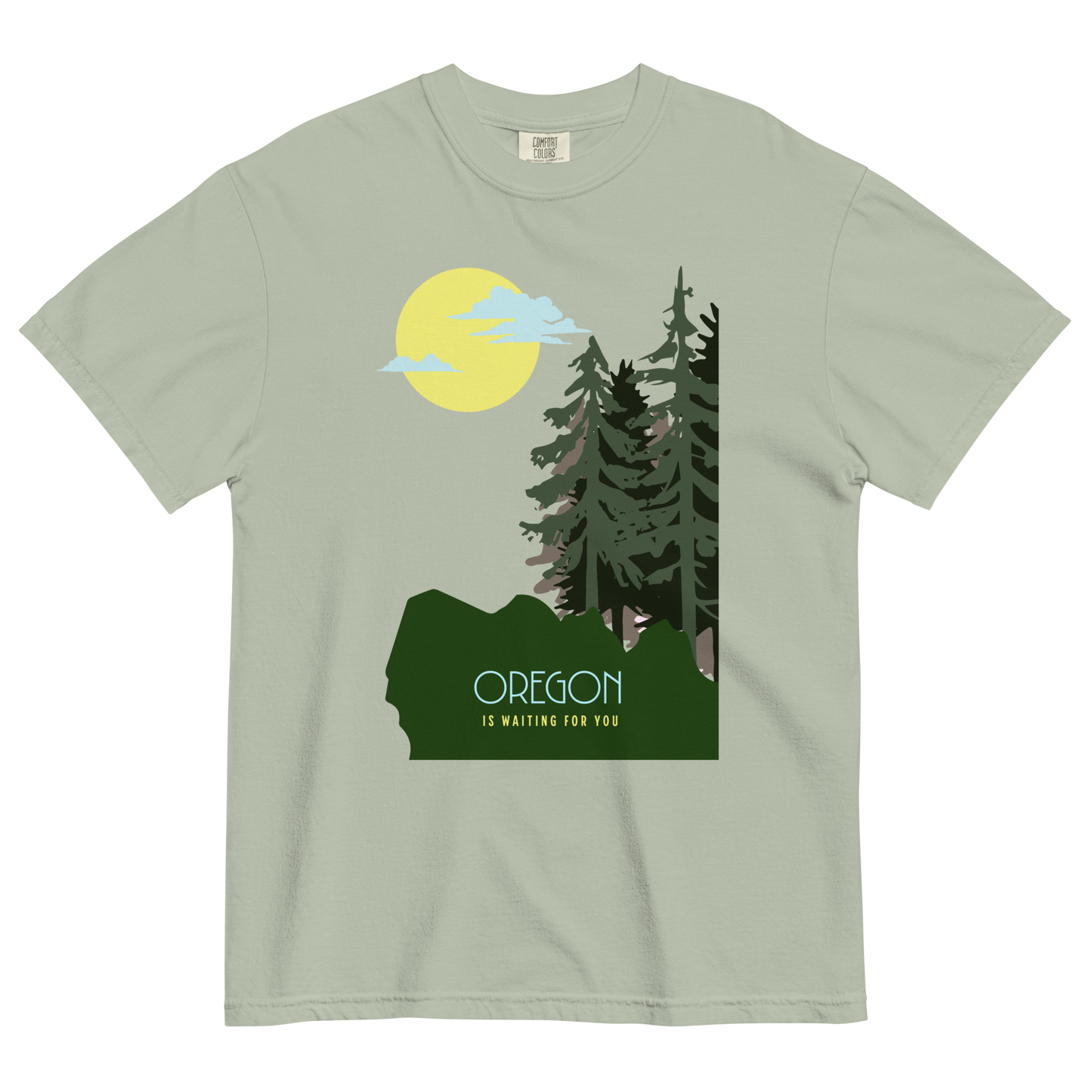 OREGON IS WAITING FOR YOU - Comfort Colors - Unisex garment-dyed heavyweight t-shirt