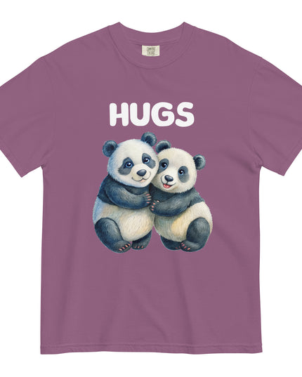 HUGS - PANDA BEARS - Comfort Colors - Unisex garment-dyed heavyweight t-shirt