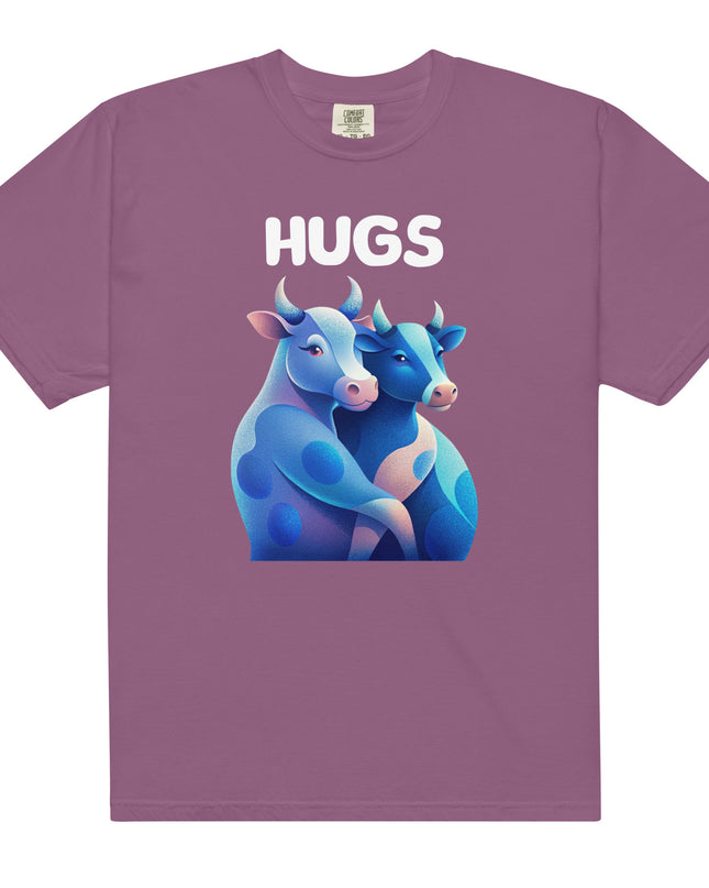 HUGS - Cows - Comfort Colors -Unisex garment-dyed heavyweight t-shirt