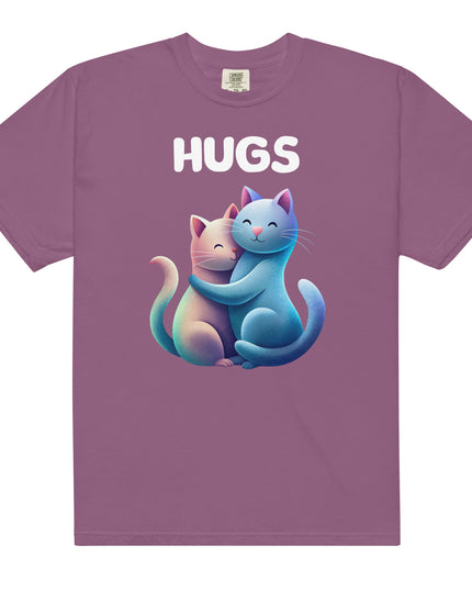 HUGS - CATS - Comfort Colors - Unisex garment-dyed heavyweight t-shirt