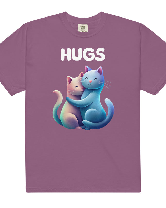 HUGS - CATS - Comfort Colors - Unisex garment-dyed heavyweight t-shirt