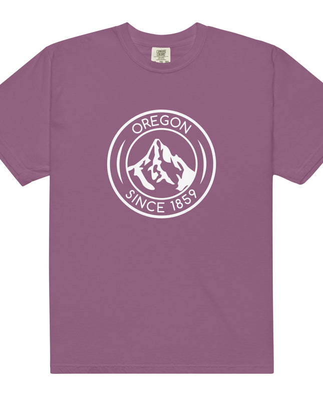OREGON SINCE 1859 - WHITE - Comfort Color - Unisex garment-dyed heavyweight t-shirt