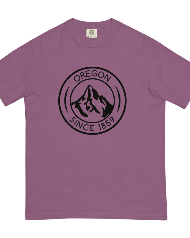 OREGON SINCE 1859 - BLACK - Comfort Colors - Unisex garment-dyed heavyweight t-shirt