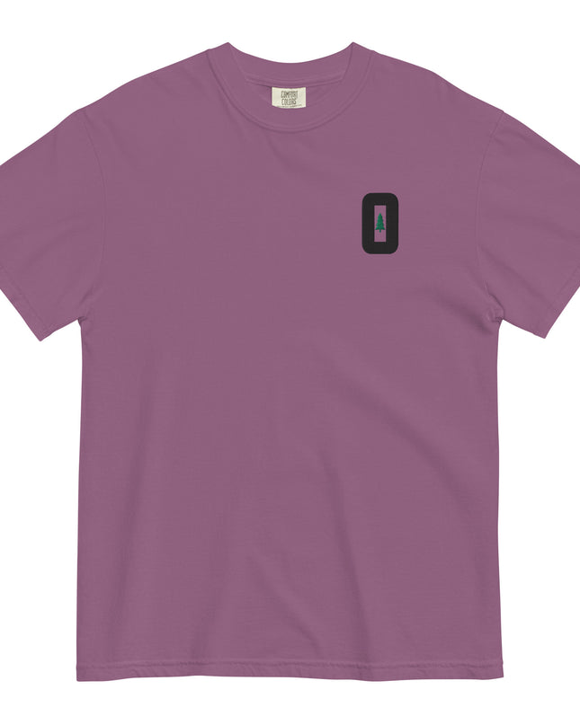 O FOR OREGON - EMBROIDERED - Comfort Colors - Unisex garment-dyed heavyweight t-shirt