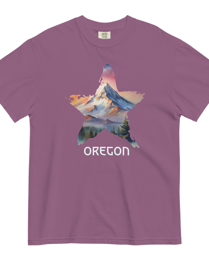 OREGON STAR - COMFOR COLORS - Unisex garment-dyed heavyweight t-shirt