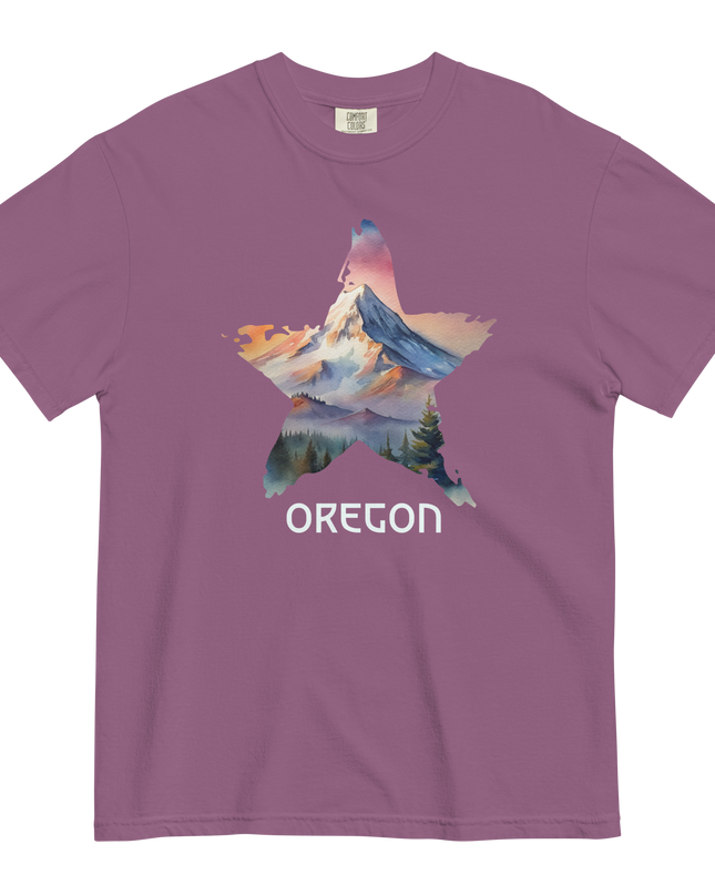 OREGON STAR - COMFOR COLORS - Unisex garment-dyed heavyweight t-shirt