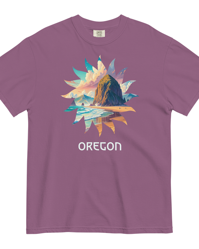 OREGON BEACHES - COMFORT COLORS - Unisex garment-dyed heavyweight t-shirt