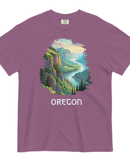OREGON GORGE - COMFORT COLORS - Unisex garment-dyed heavyweight t-shirt