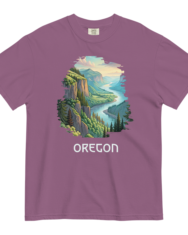 OREGON GORGE - COMFORT COLORS - Unisex garment-dyed heavyweight t-shirt