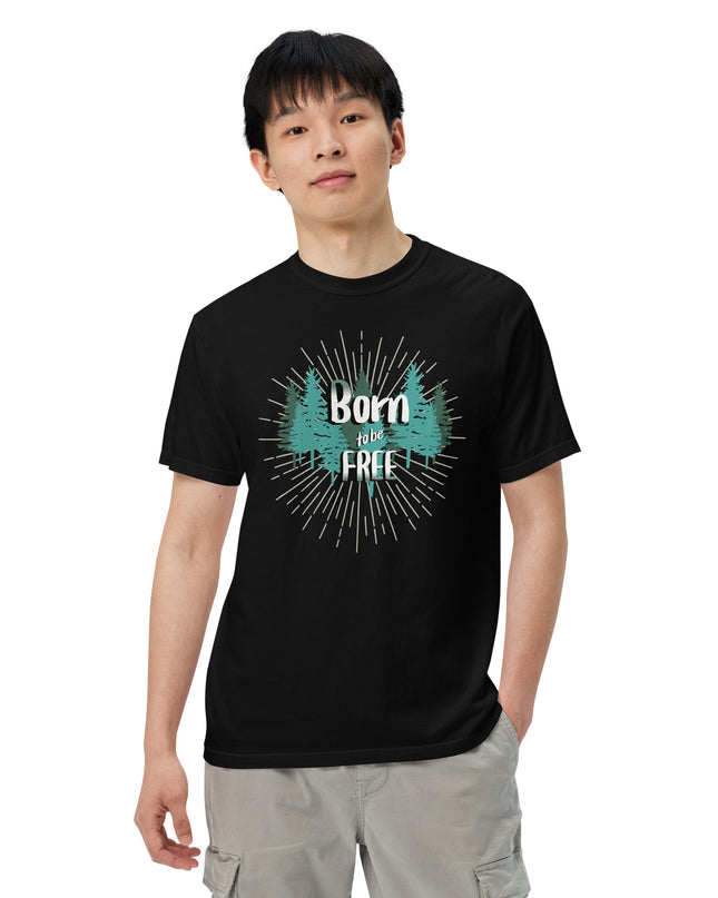 Born to Be Free - Unisex garment-dyed heavyweight t-shirt