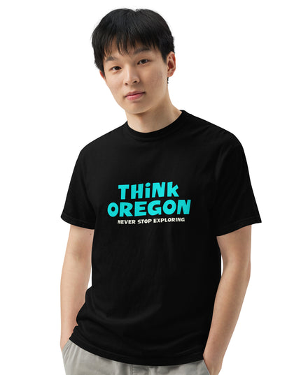 Think Oregon - Unisex garment-dyed heavyweight t-shirt