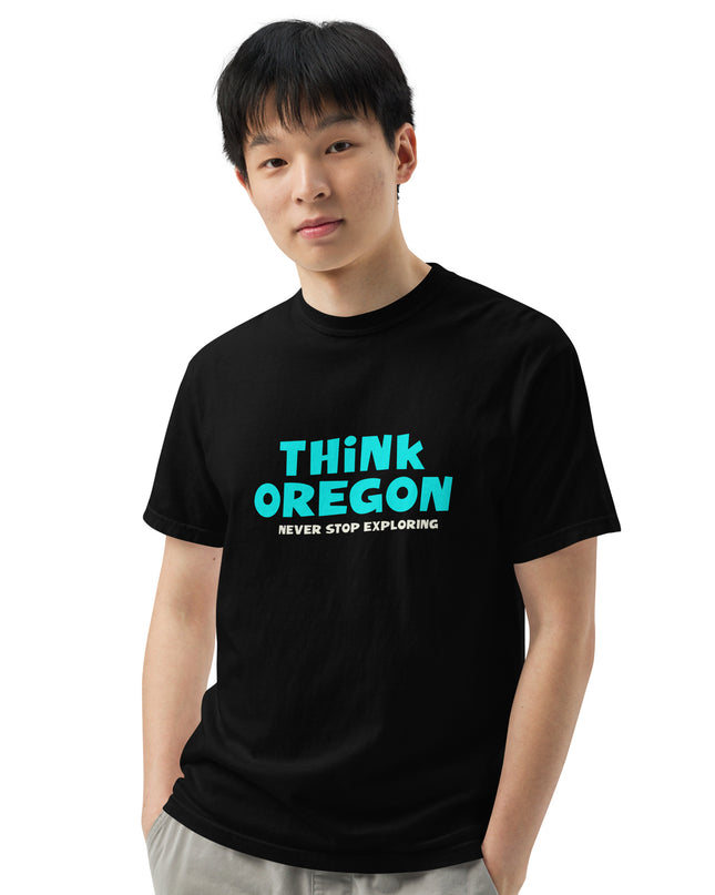 Think Oregon - Unisex garment-dyed heavyweight t-shirt