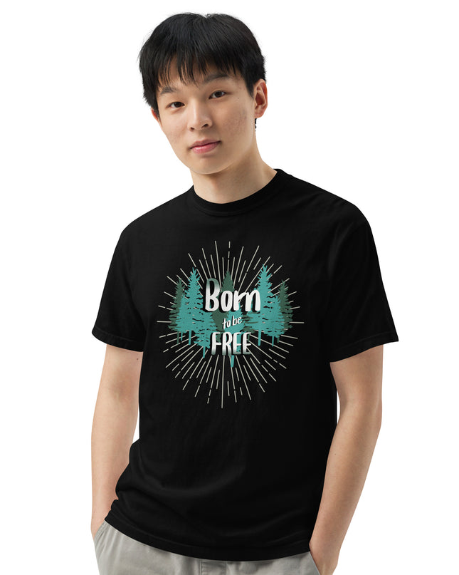 Born to Be Free - Unisex garment-dyed heavyweight t-shirt