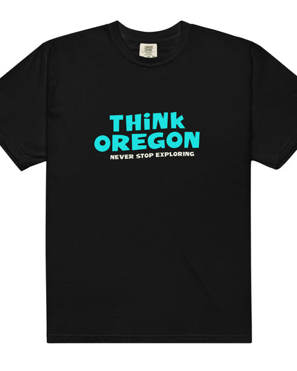 Think Oregon - Unisex garment-dyed heavyweight t-shirt