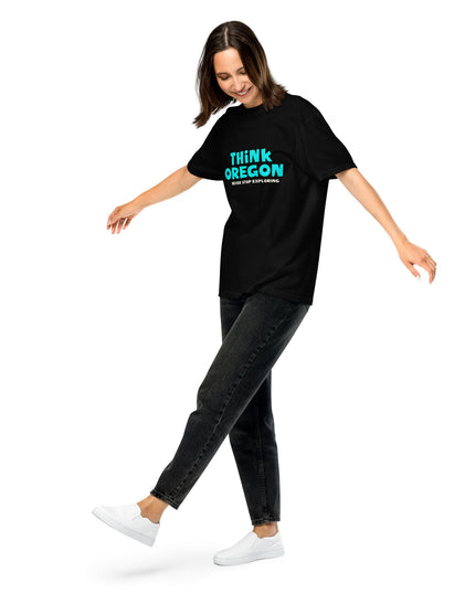 Think Oregon - Unisex garment-dyed heavyweight t-shirt