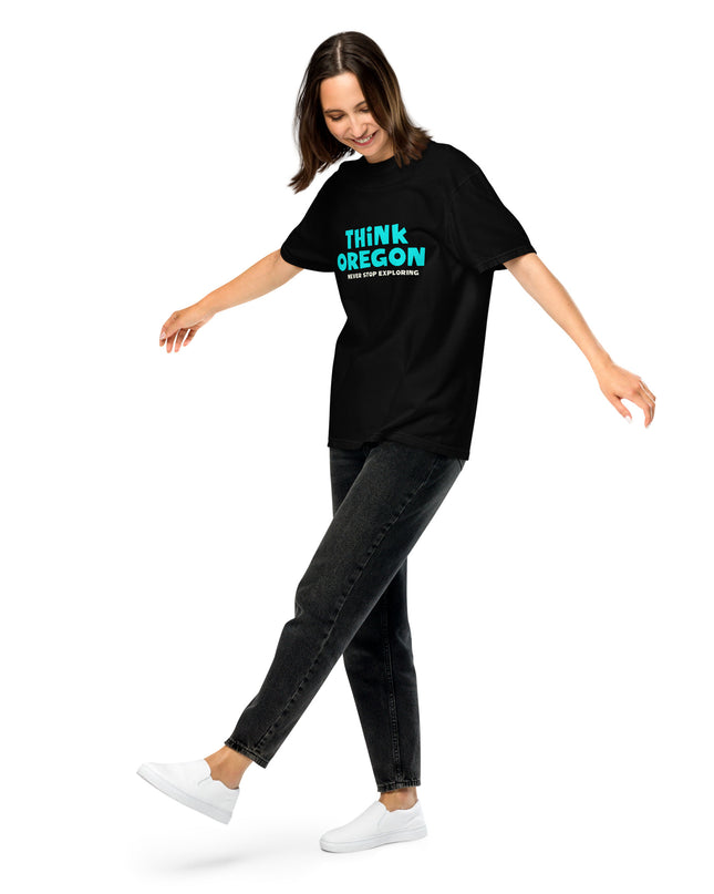 Think Oregon - Unisex garment-dyed heavyweight t-shirt