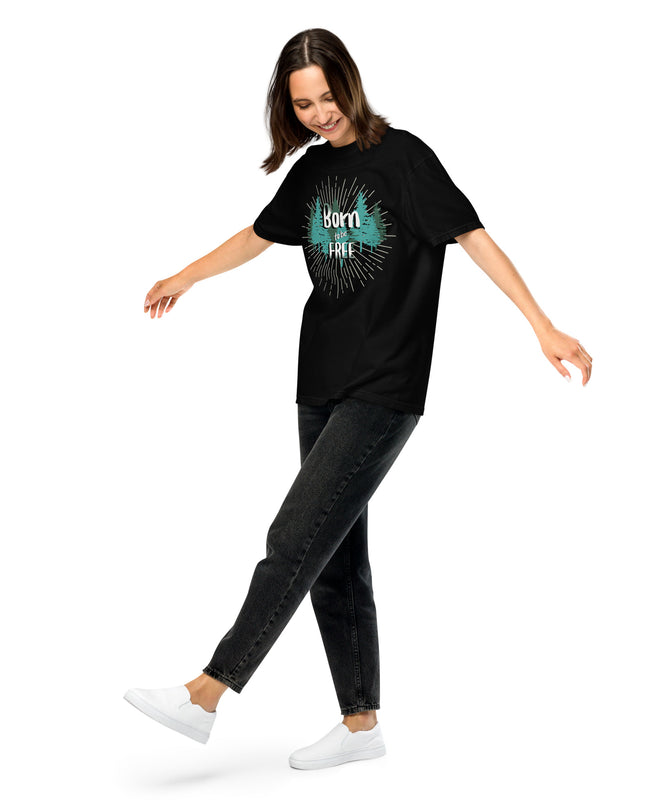 Born to Be Free - Unisex garment-dyed heavyweight t-shirt