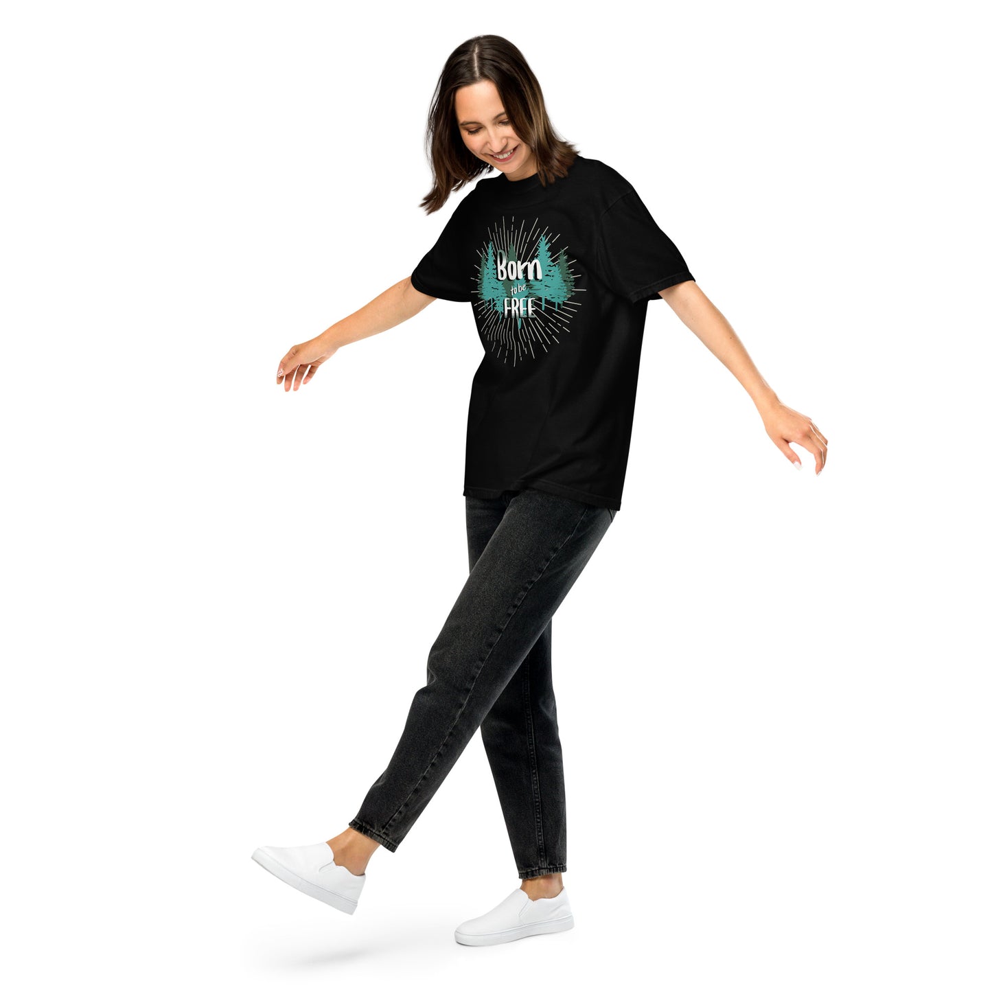 Born to Be Free - Unisex garment-dyed heavyweight t-shirt