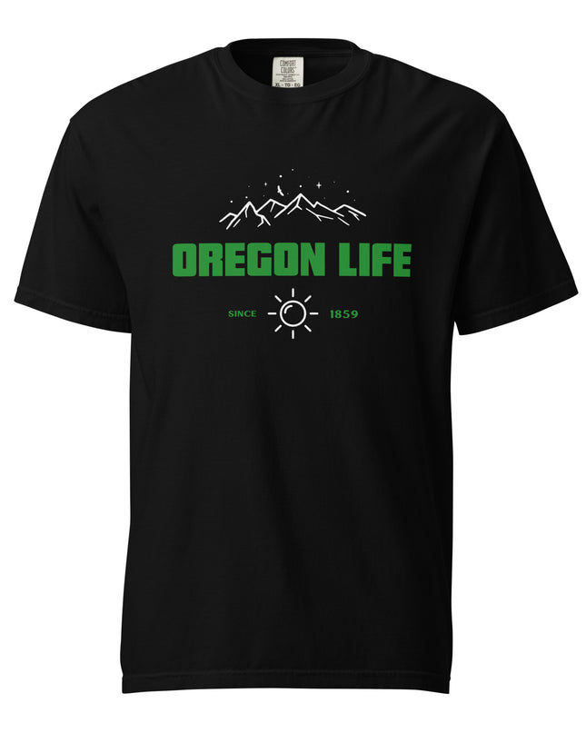 Oregon Life - Unisex garment-dyed heavyweight t-shirt