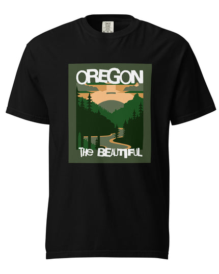 Oregon The Beautiful - Unisex garment-dyed heavyweight t-shirt