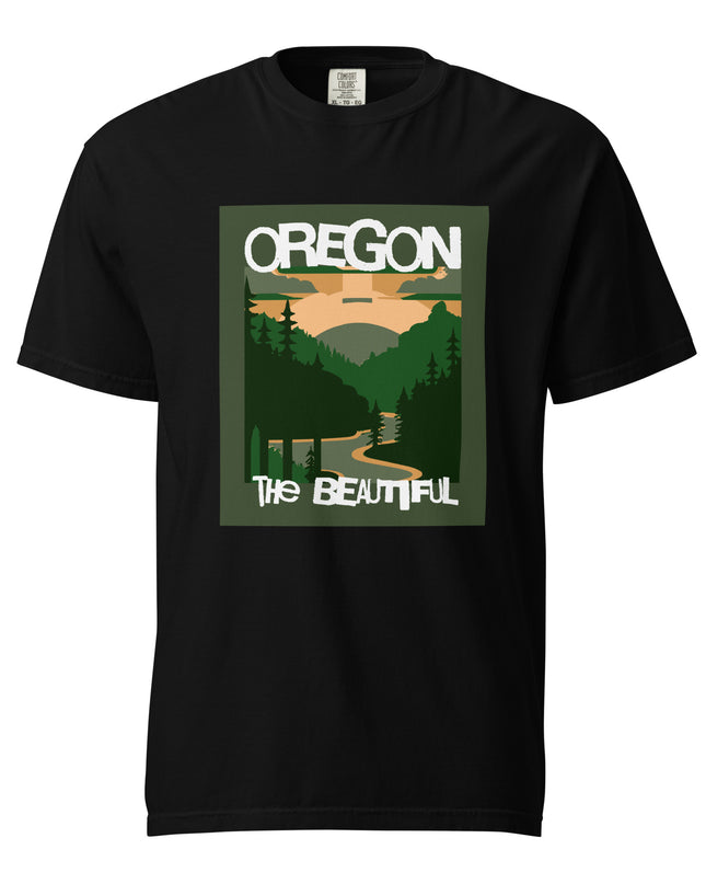 Oregon The Beautiful - Unisex garment-dyed heavyweight t-shirt