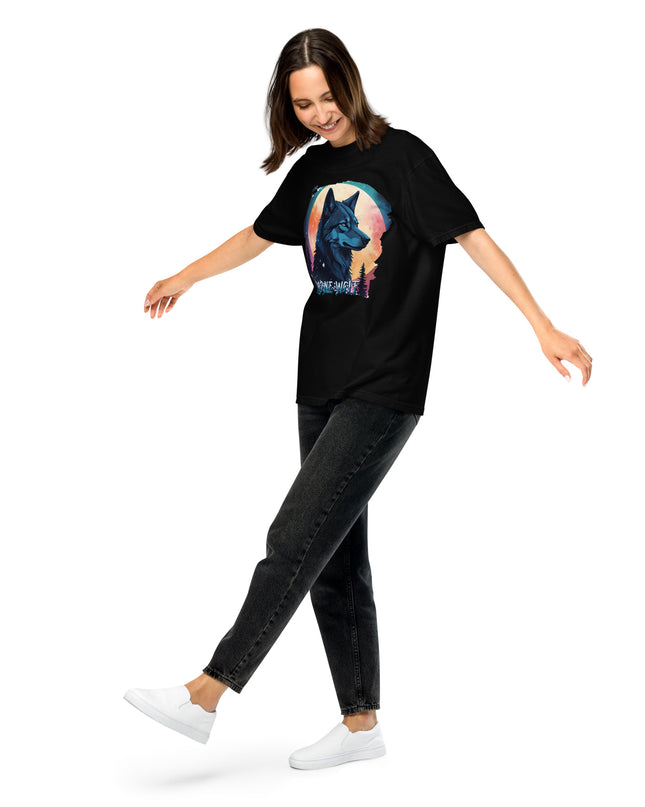 Lone Wolf -  Unisex garment-dyed heavyweight t-shirt