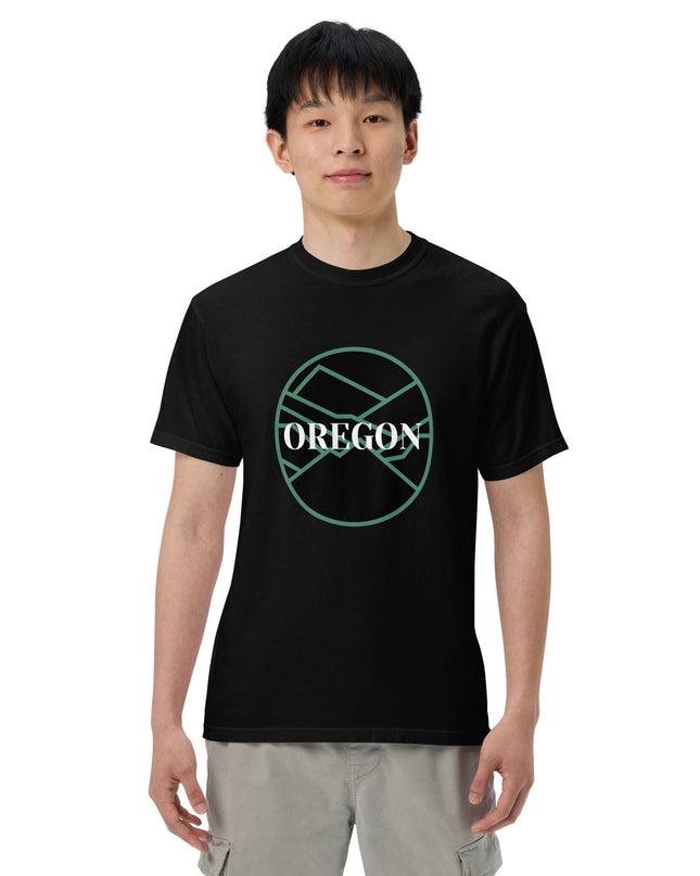 OREGON - Unisex garment-dyed heavyweight t-shirt