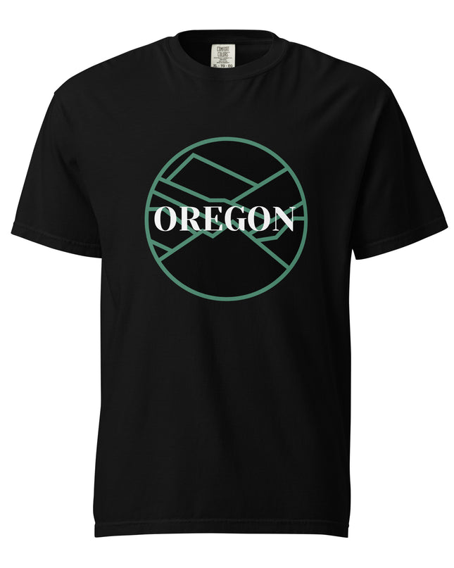 OREGON - Unisex garment-dyed heavyweight t-shirt