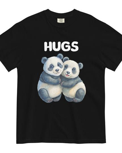 HUGS - PANDA BEARS - Comfort Colors - Unisex garment-dyed heavyweight t-shirt
