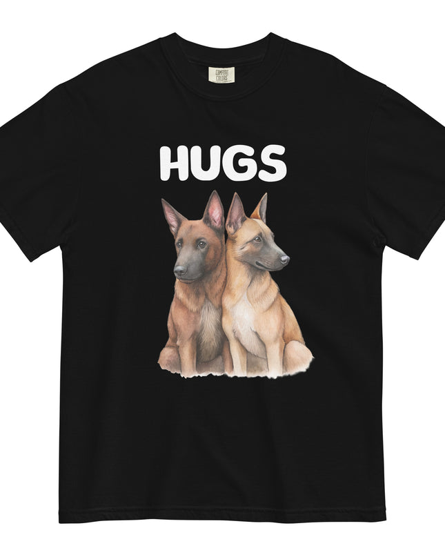 HUGS - Belgian Malinois - Comfort Colors - Unisex garment-dyed heavyweight t-shirt