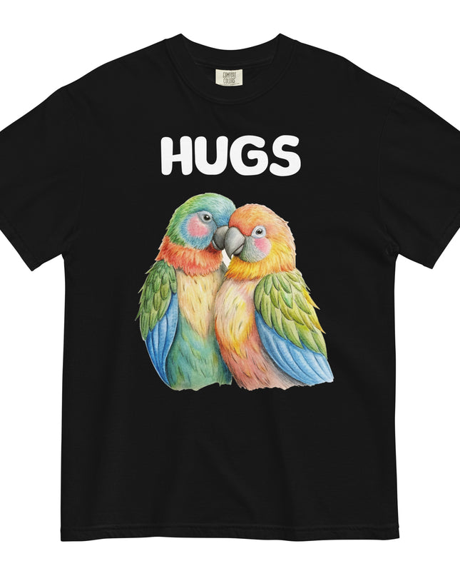 HUGS - Parrots - Comfort Colors - Unisex garment-dyed heavyweight t-shirt