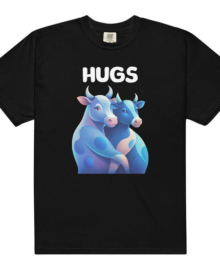 HUGS - Cows - Comfort Colors -Unisex garment-dyed heavyweight t-shirt