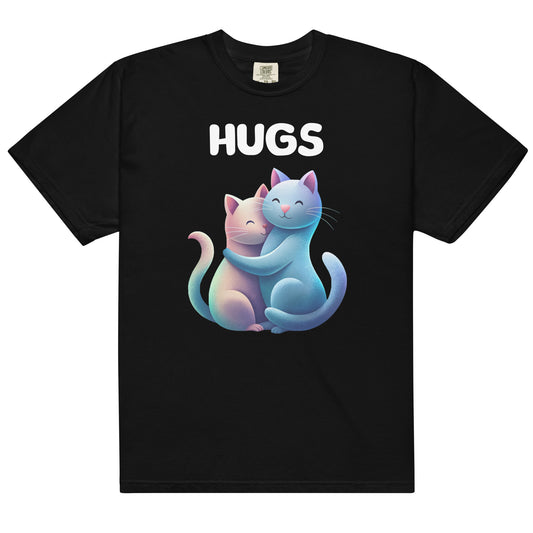 HUGS - CATS - Comfort Colors - Unisex garment-dyed heavyweight t-shirt