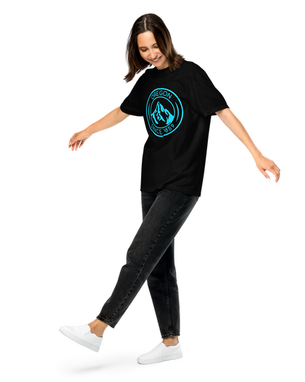 OREGON SINCE 1859 - AQUA - Comfort Colors - Unisex garment-dyed heavyweight t-shirt