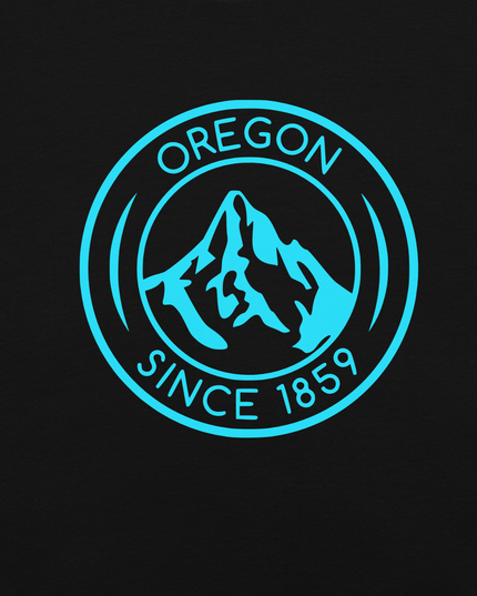 OREGON SINCE 1859 - AQUA - Comfort Colors - Unisex garment-dyed heavyweight t-shirt