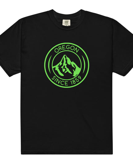 OREGON SINCE 1859 - LIME - Comfort Colors - Unisex garment-dyed heavyweight t-shirt