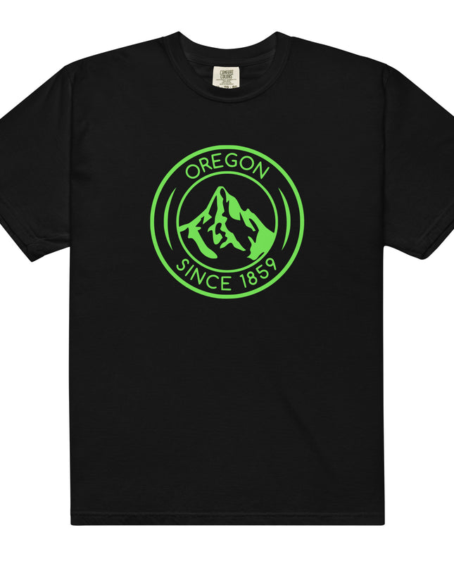 OREGON SINCE 1859 - LIME - Comfort Colors - Unisex garment-dyed heavyweight t-shirt