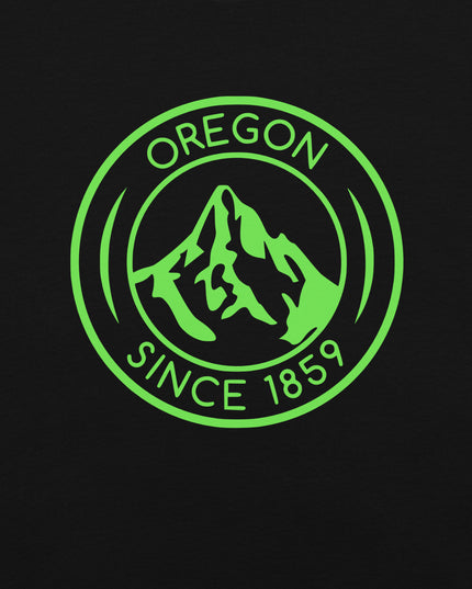 OREGON SINCE 1859 - LIME - Comfort Colors - Unisex garment-dyed heavyweight t-shirt