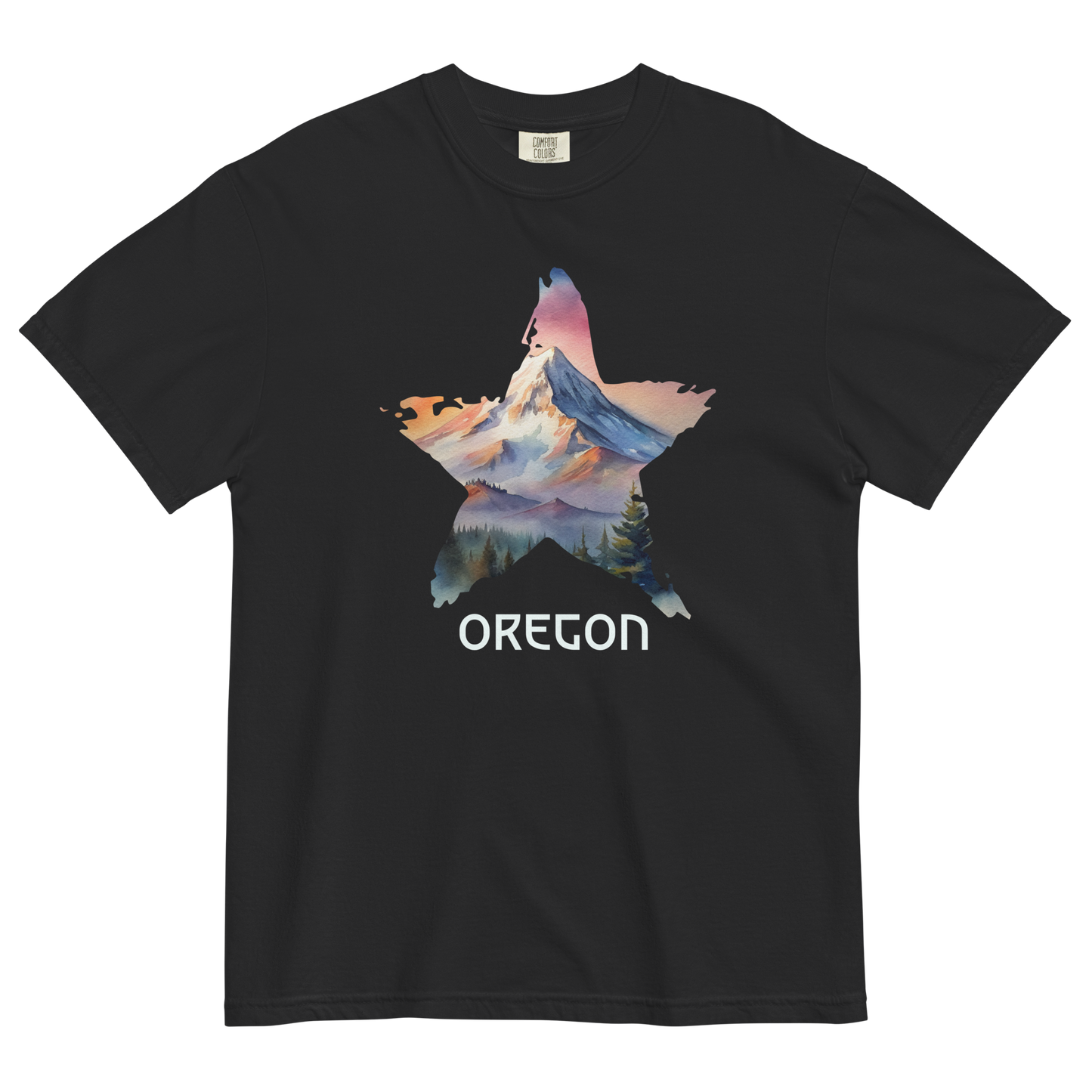 OREGON STAR - COMFOR COLORS - Unisex garment-dyed heavyweight t-shirt