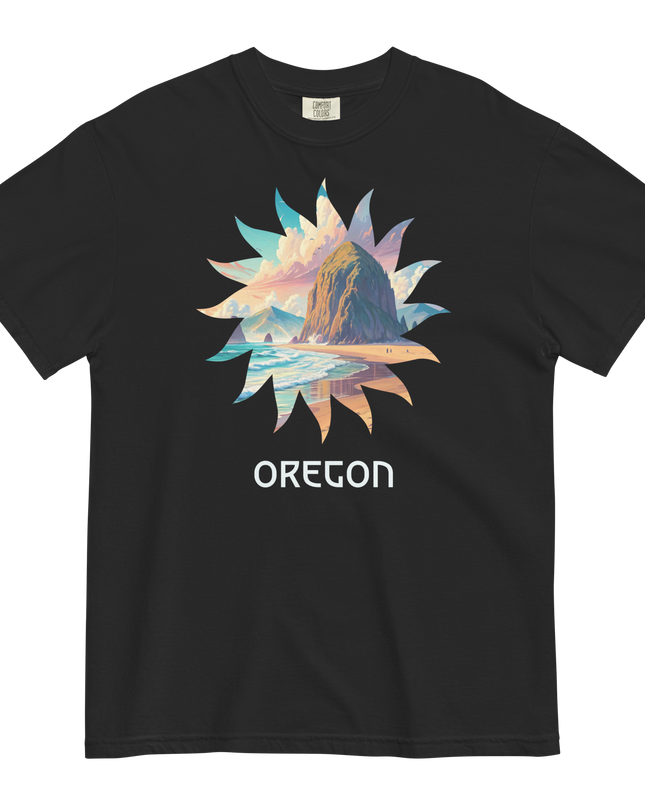 OREGON BEACHES - COMFORT COLORS - Unisex garment-dyed heavyweight t-shirt