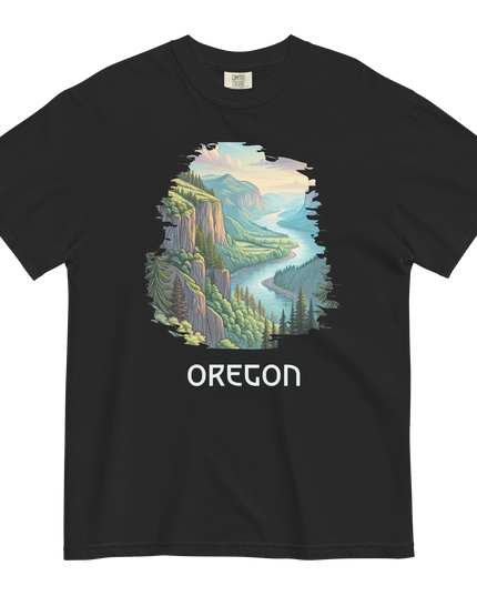 OREGON GORGE - COMFORT COLORS - Unisex garment-dyed heavyweight t-shirt