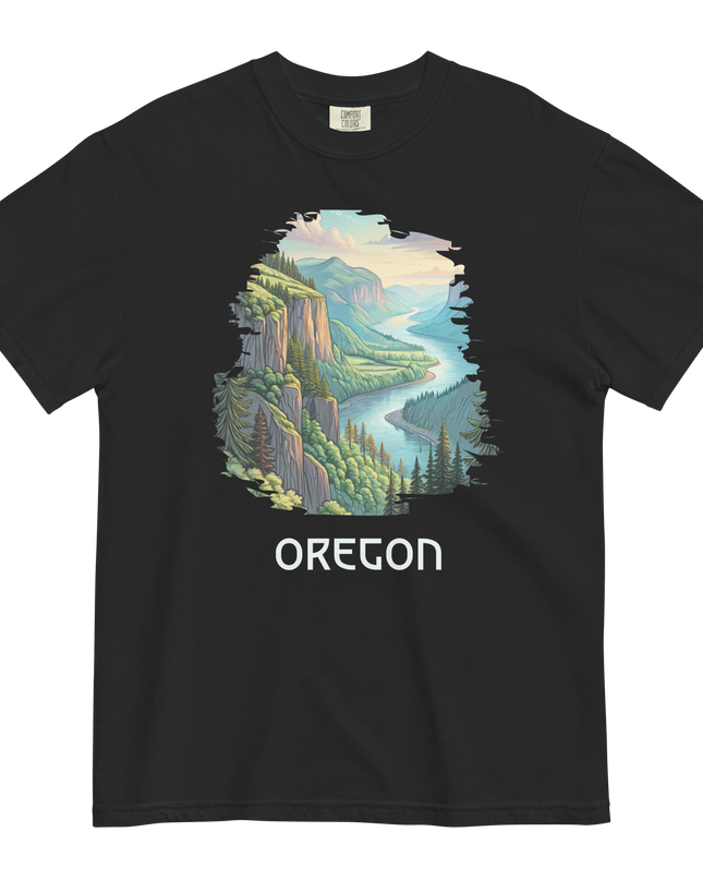 OREGON GORGE - COMFORT COLORS - Unisex garment-dyed heavyweight t-shirt