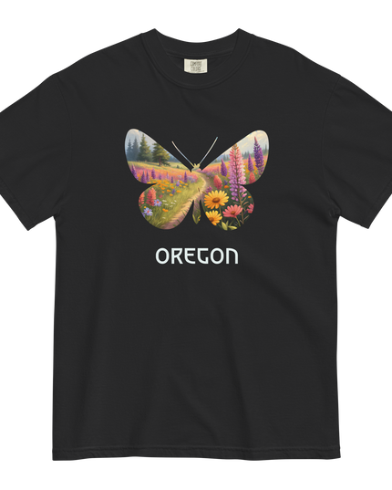 OREGON WILD FLOWERS - COMFORT COLORS - Unisex garment-dyed heavyweight t-shirt