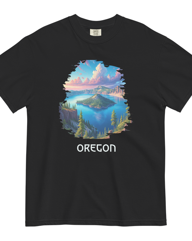 OREGON - CRATER LAKE - COMFORT COLORS - Unisex garment-dyed heavyweight t-shirt