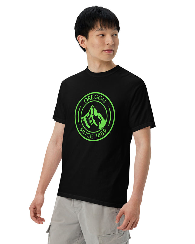 OREGON SINCE 1859 - LIME - Comfort Colors - Unisex garment-dyed heavyweight t-shirt