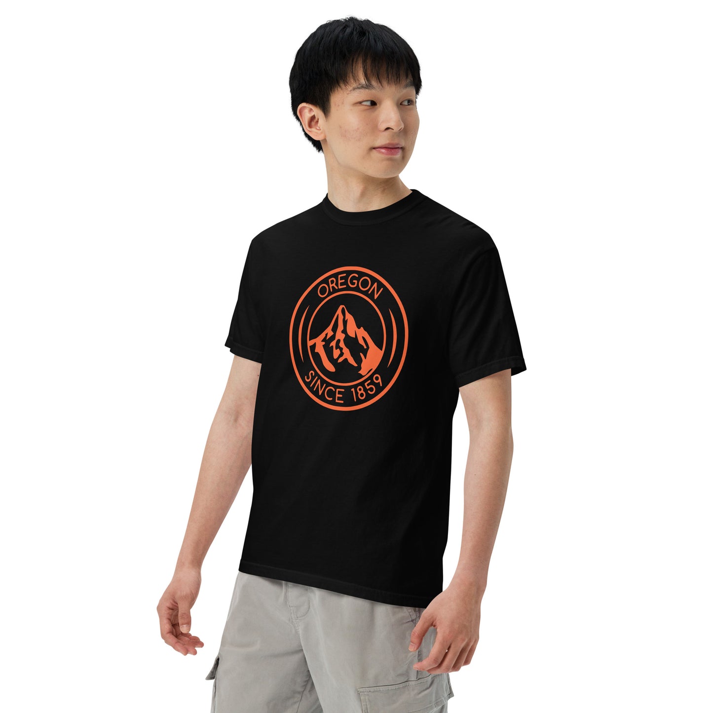 OREGON SINCE 1859 - ORANGE - Comfort Colors - Unisex garment-dyed heavyweight t-shirt